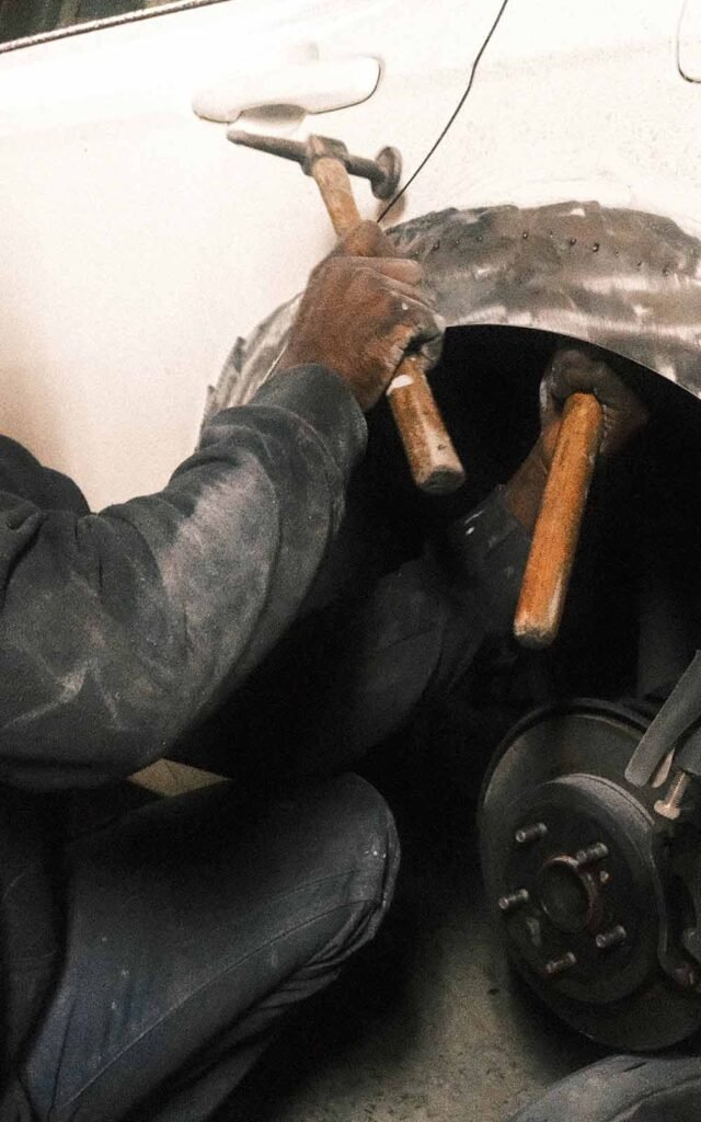 panel beating process in omega smash repairs